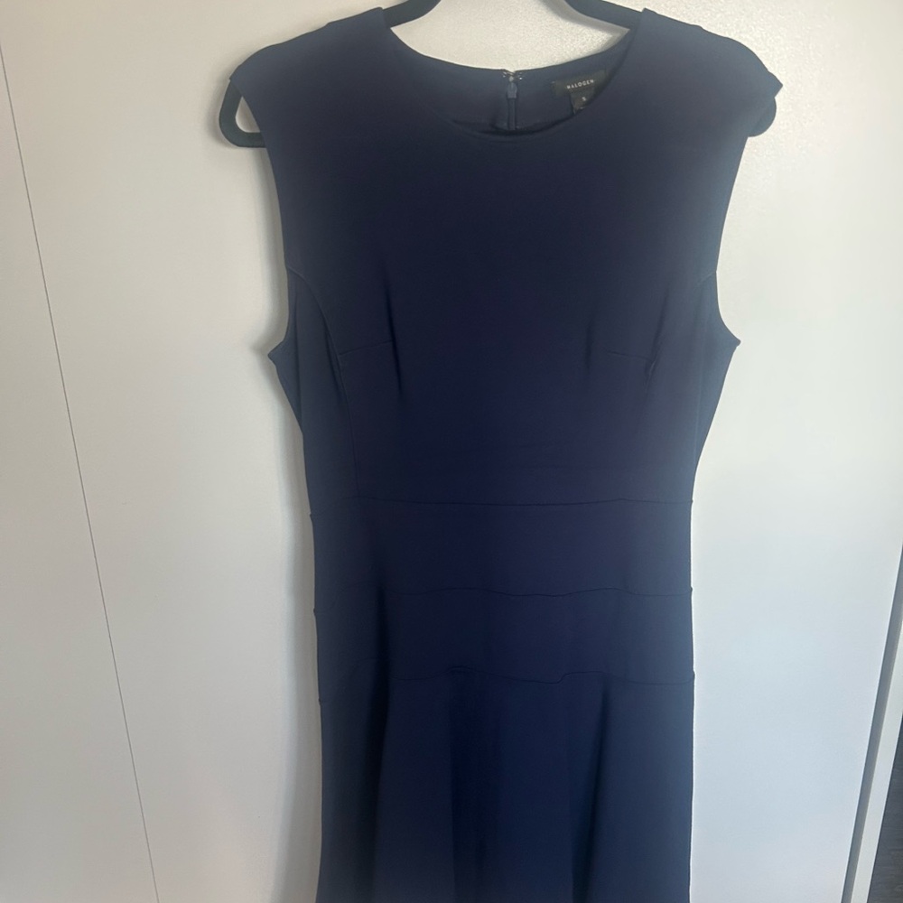 Halogen Navy Midi Dress